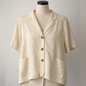 Double Zero Beige Short Sleeve Shirt